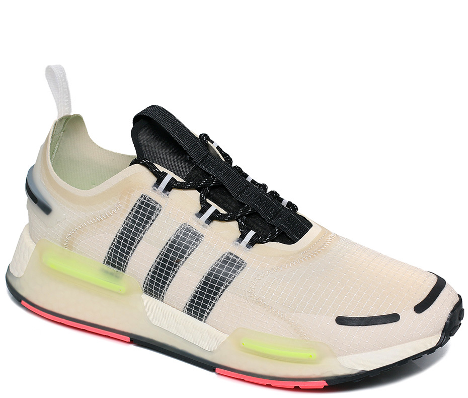 Кроссовки Adidas NMD V3 Beige / Black / Green