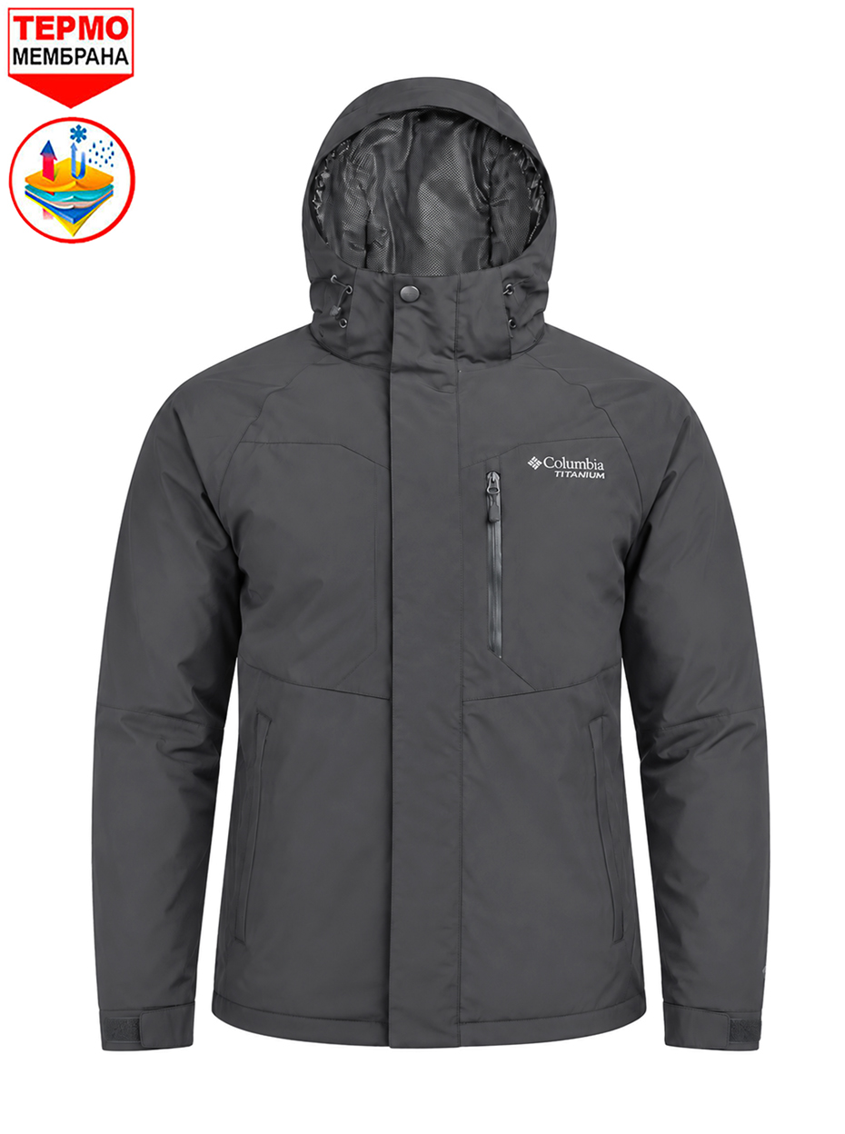 Куртка утепленная Columbia Titanium Pass Omni Heat IV Dark Gray