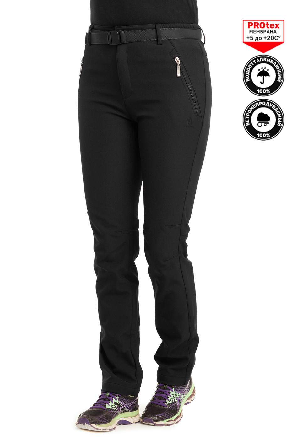 Утепленные брюки Azimuth Softshell AZ77 Black