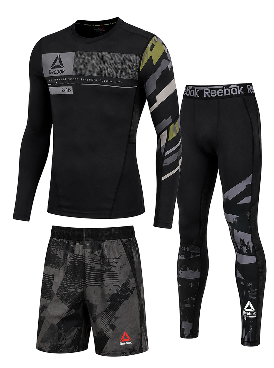 Костюм для тренировок 3 в 1 Reebok Thermowarm Touch Black / Multicolor