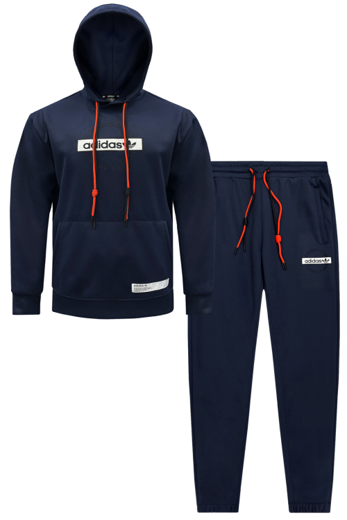 Костюм спортивный Adidas Adicolor Trefoil Tee Dark Blue / Red