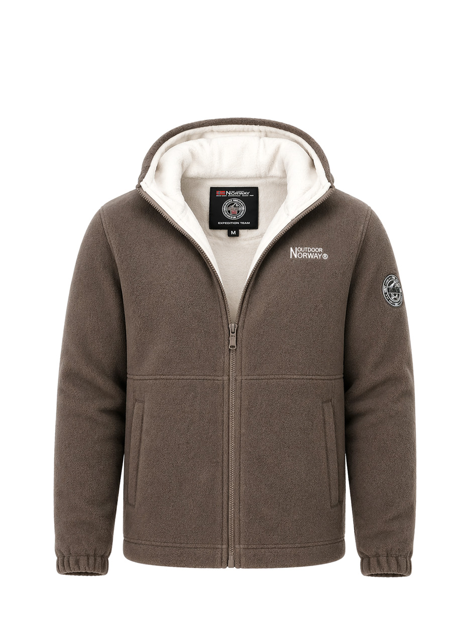 Толстовка Geographical Norway Outdoor Flice Dark Beige