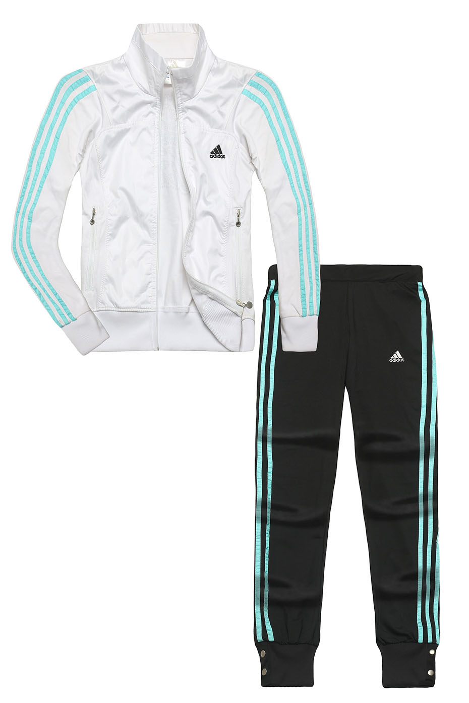 Спортивный костюм Adidas 5068 White/Turquoise