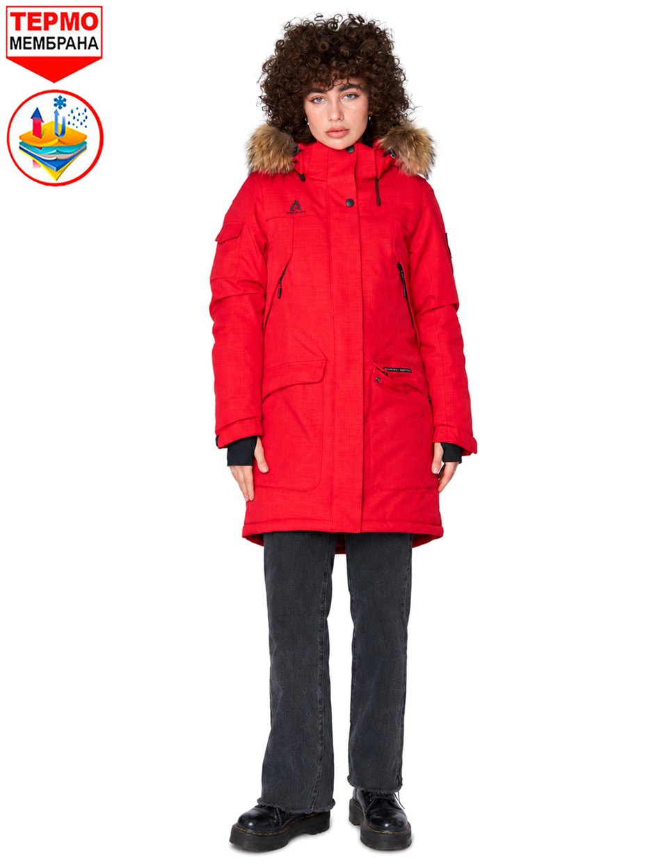 Арктическая парка Azimuth Snowflake 124/23996 Red