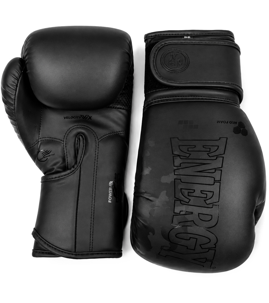 Перчатки боксерские Energy Boxing Predator 1.0 8117 All Black