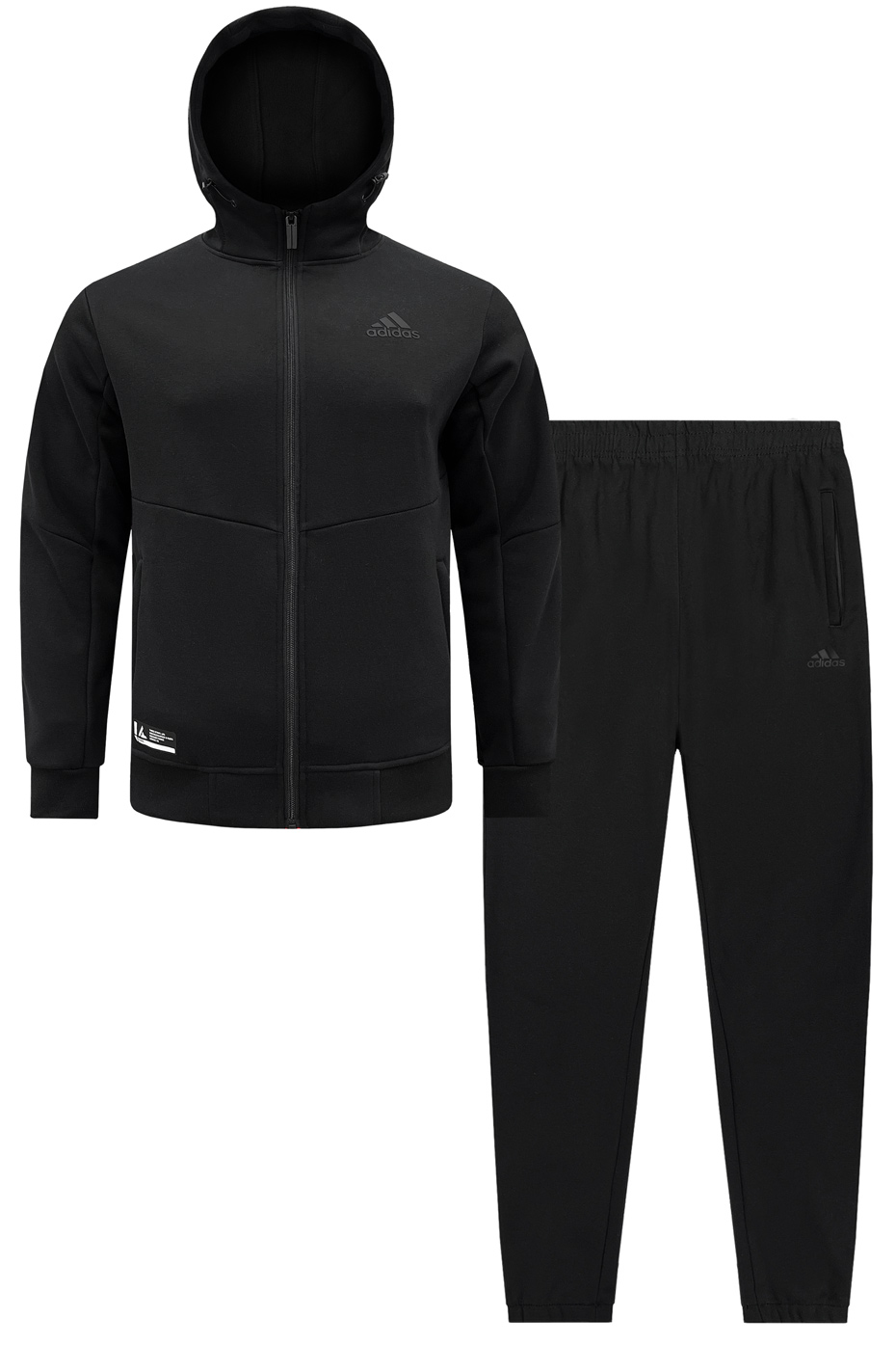 Костюм утепленный Adidas Performance Fleece Black / Black