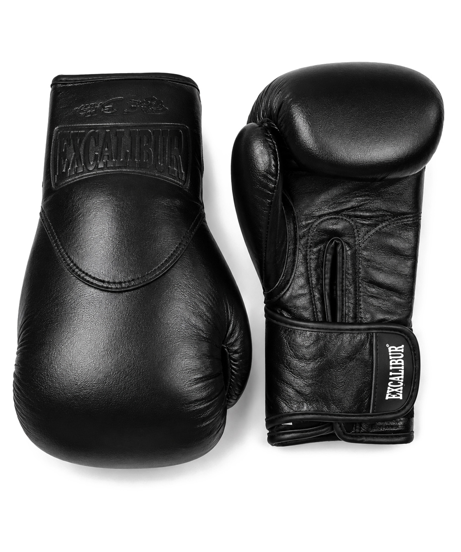 Перчатки боксерские Energy Boxing Excalibur 8110 Leather Black