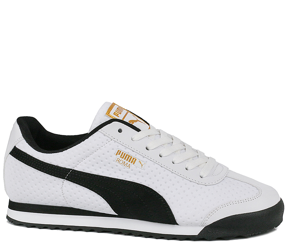 Кроссовки Puma Roma TriEmboss White / Black