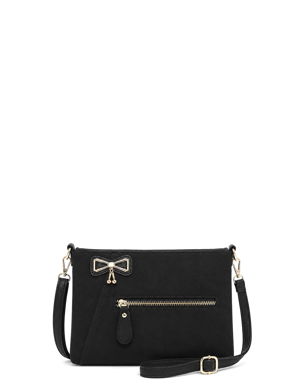 Сумка Balmain 85735098781 Suede Black / Gold