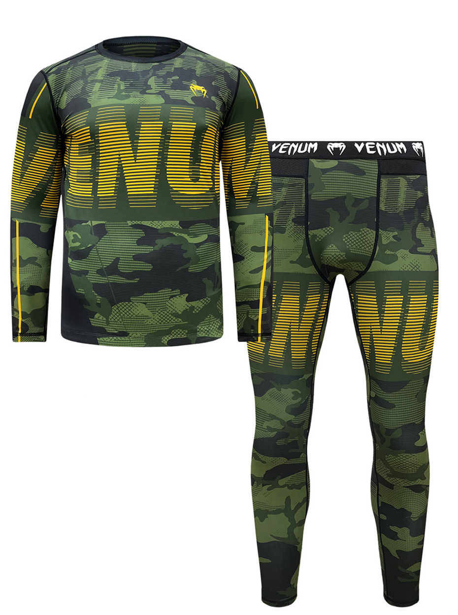 Костюм для тренировок Venum Tactical Forest Green / Yellow