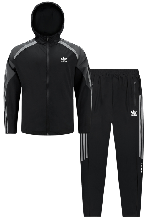 Костюм спортивный Adidas Classic 3-Stripes 40419H337 Black / Gray