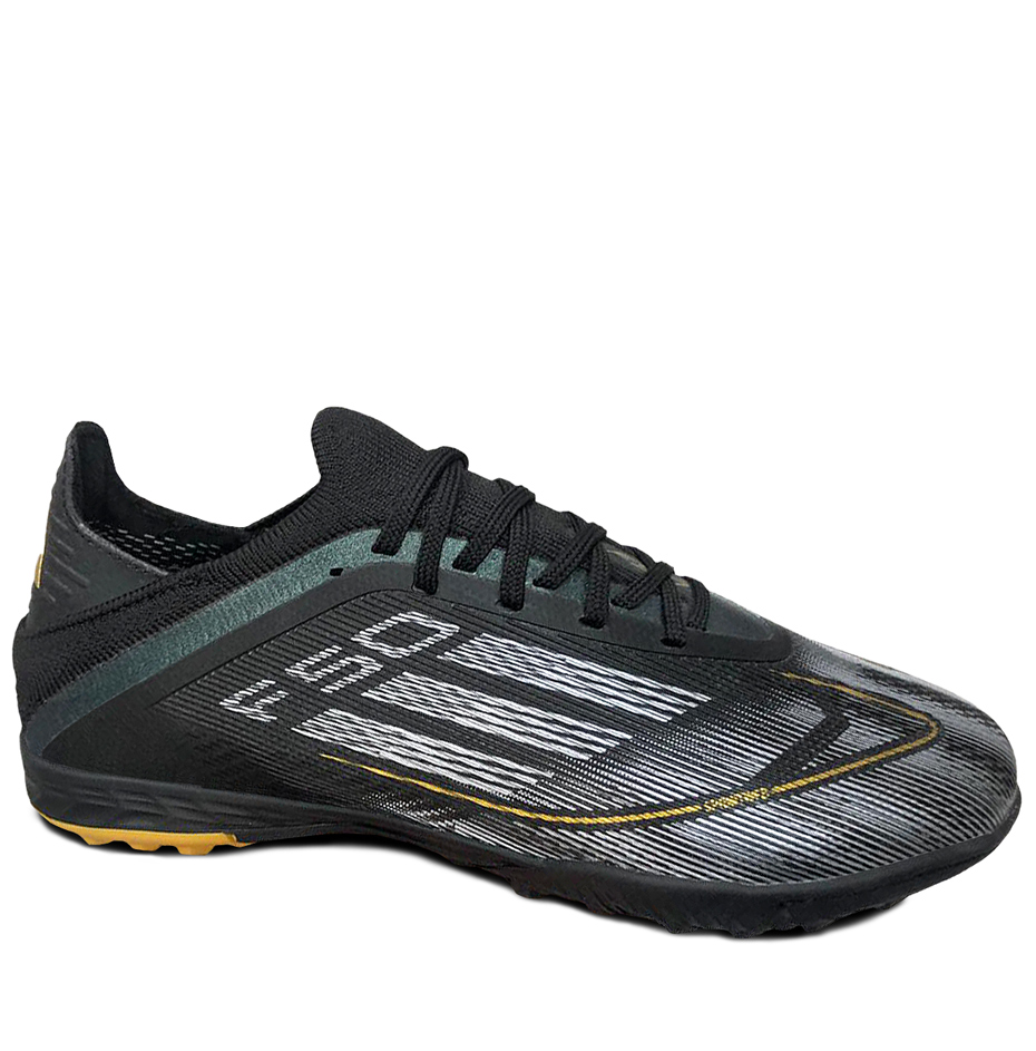 Бутсы многошиповые Adidas Performance F50 Black / Silver