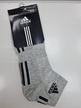 Носки спортивные Adidas Classic 3-Stripes U Gray / Black