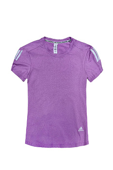 Футболка Adidas Essentials 3-Stripes Purple / Gray