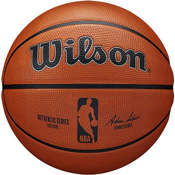 Мяч баскетбольный тренировочный Wilson NBA Authentic №6