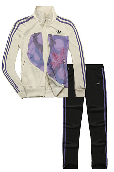Спортивный костюм Adidas 1372 Beige / Purple