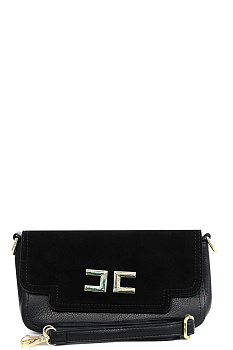 Сумка Balmain 84734099086 Suede / Leather Black