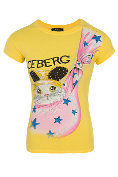 Футболка Iceberg 1363 Kitty Yellow