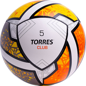 Мяч футбольный тренировочный TORRES Club №5