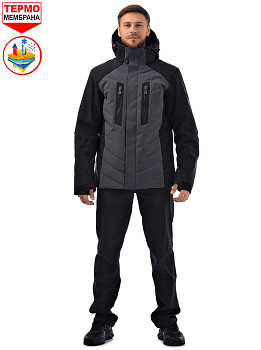 Куртка горнолыжная Runzeer 410RZ736403 Dark Gray / Black