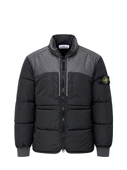 Куртка утепленная Stone Island Garment Dyed Crinkle Black / Dark Gray