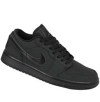 Кроссовки Nike Air Jordan 1 Low Nubuk All Black