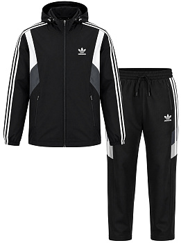 Костюм спортивный Adidas 3 Stripes AD7301A Black / White // Gray