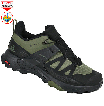 Кроссовки Salomon X ULTRA 4 GTX Khaki / Black