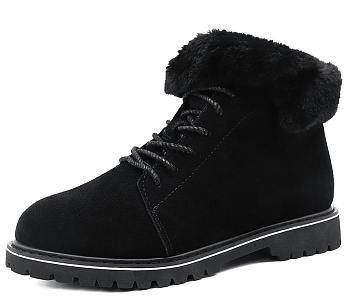 Ботинки Diamond 8013283W20 Suede Mono Black