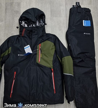 Костюм горнолыжный Columbia Omni Heat 51210A516 Khaki / Black