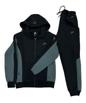 Костюм утепленный Nike Club Woven Track Suit Black / Green