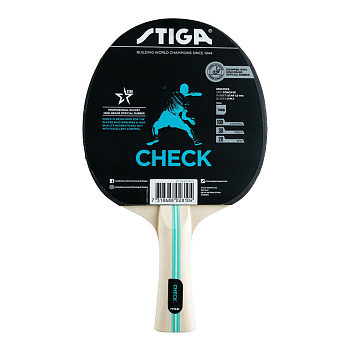 Ракетка любительская для настольного тенниса STIGA Check Hobby WRB