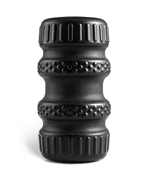 Ролик массажный STARFIT FA-526, PU, средняя жесткость, 15x8 см, черный