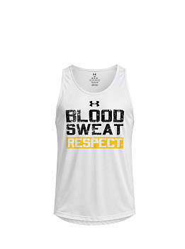 Майка UArmour X Blood Sweat Respect White