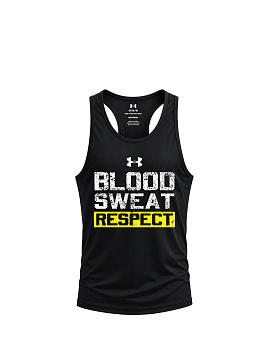 Майка UArmour X Blood Sweat Respect Black