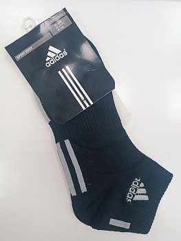 Носки спортивные Adidas Classic 3-Stripes U Black / Gray