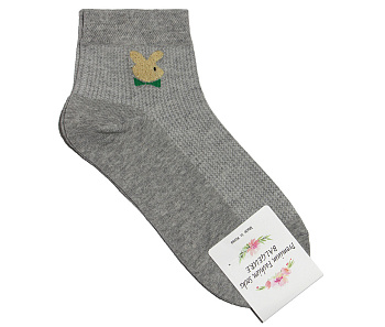 Носки женские Balceure PFS 3D Bunny Gray (серые)