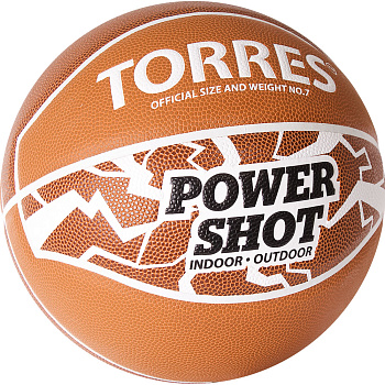 Мяч баскетбольный тренировочный TORRES Power Shot №7