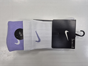 Носки спортивные Nike Dri-Fit 503DD2795 U White / Violet