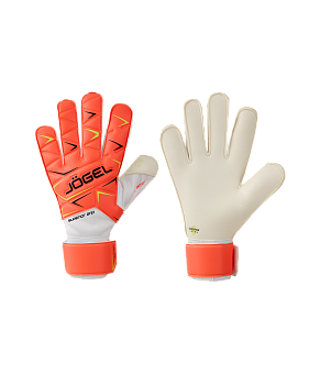Перчатки вратарские JOGEL Legend SL3 Roll Flat White / Coral