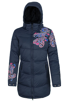 Куртка утепленная Avecs 7739617 Elongation Dark Blue / Pink