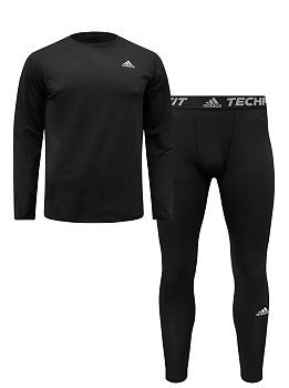 Костюм для тренировок 2 в 1 Adidas United By Fitness Compression Black