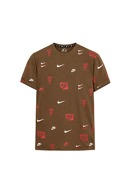 Футболка Nike Just Do It 40120A32532 Brown / Red