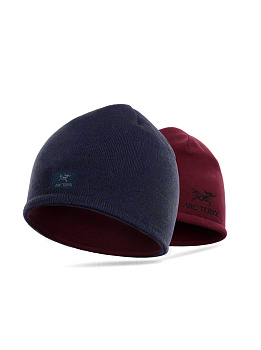 Шапка мужская двухсторонняя Arcteryx 3D Dark Blue / Vinous