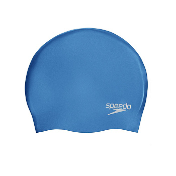 Шапочка для плавания SPEEDO Plain Molded Silicone Cap Blue, силикон