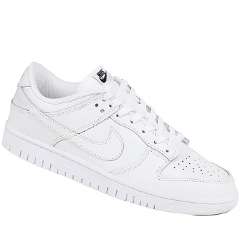 Кроссовки Nike SB Dunk Low Leather All White