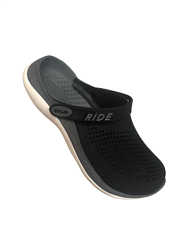 Сабо Crocs LiteRide 360 Clog Black / Dark Grey / White