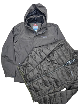 Куртка утепленная 2 в 1 Columbia 601AM25C062 Titanium D Green