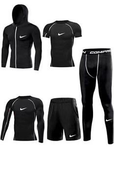 Костюм для тренировок 5 в 1 Nike Sportswear Tech Pack Black / White