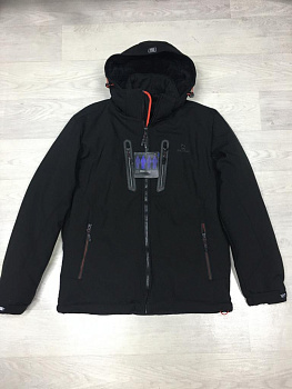 Куртка утепленная Salomon Windstopper 8752A303 Black / Orange